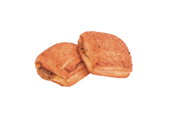 Dukátová buchtička s ořechovo a vanilkovou náplňí