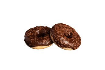 Donut s čokoládovou příchutí